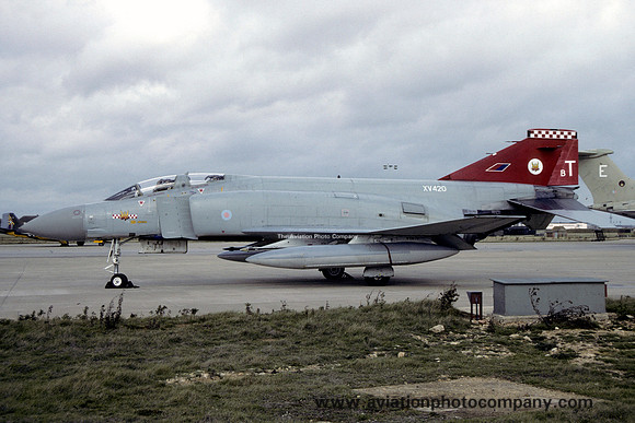 RAF 56 Squadron McDonnell F-4M Phantom FGR.2 XV420/BT (1990)