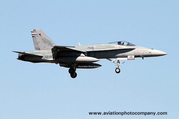 RAAF 3 Squadron McDonnell Douglas F/A-18A A21-49 (2011)