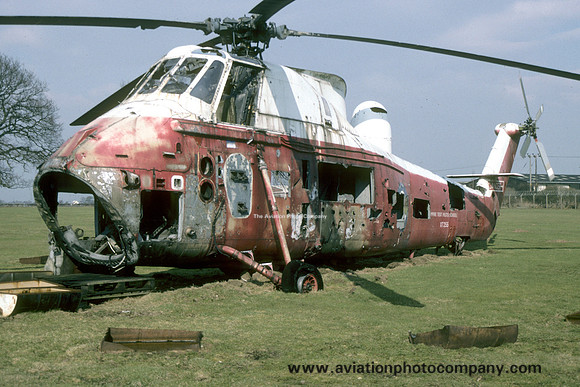 ETPS Westland Wessex HAS>3 XT255 dumped at Longtown (1992)