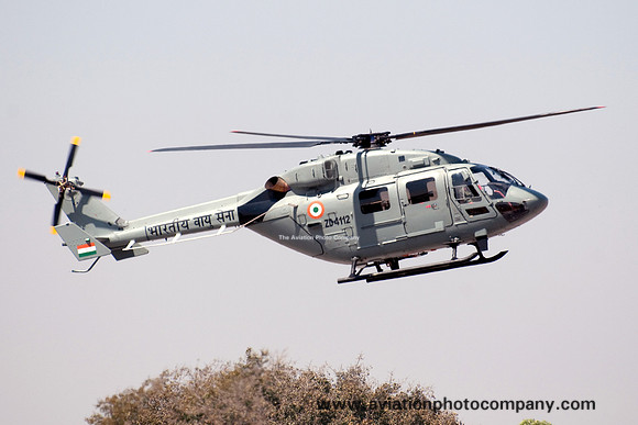Indian Air Force HAL Dhruv ZD4112 at Aero India (2011)