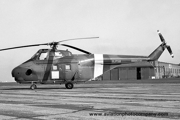 RAF Westland Whirlwind HAR.10 XJ758 at RAF Wattisham (1968)