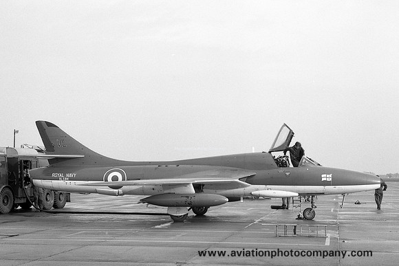 Royal Navy Yeovilton Station Flight Hawker Hunter T.8 XL584/VL (1968)