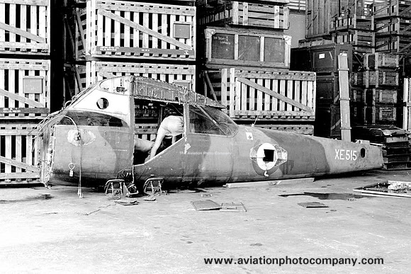RAF SAL Pioneer CC.1 XE515 stored at RAF Seletar (1966)