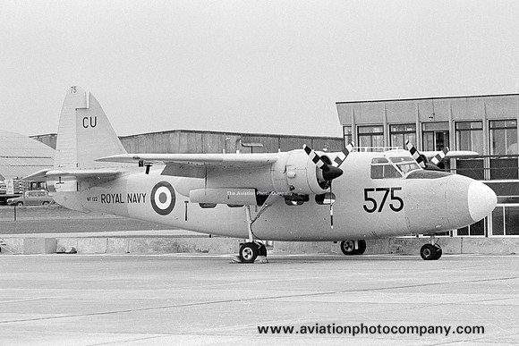 Royal Navy 750 Squadron Hunting Sea Prince T.1 WF122/CU575 (1979)