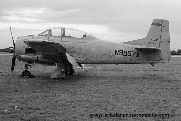 Ex Moroccan Air Force North American T-28 Fennec N9857A/517730 (1979)