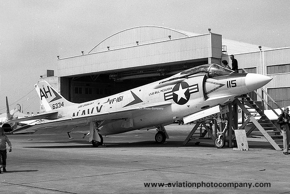 US Navy VF-161 Douglas F-3B Demon 146334/AH-115 (1964)