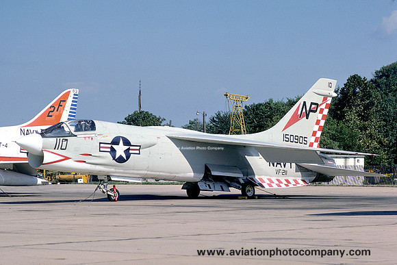 US Navy VF-211 Chance F-8J 150905/NP-110 (1974)