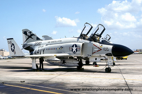 US Navy VF-96 McDonnell F-4J Phantom 155580/NG-100 (1975)