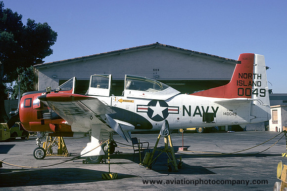 US Navy North Island North American T-28B 140049 (1970)