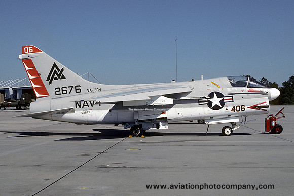 US Navy VA-304 LTV A-7A 152676/ND-406 (1976)