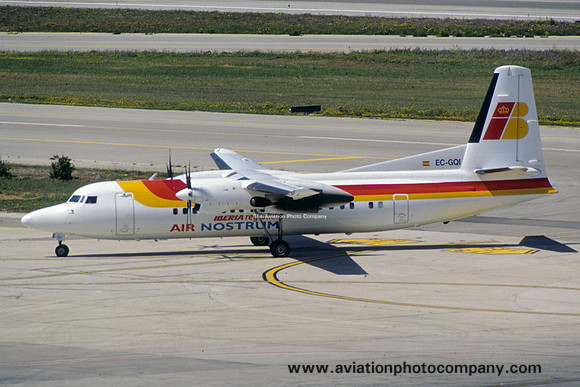 Iberia Regional/Air Nostrum Fokker F-50 EC-GQI (1998)
