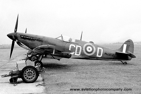 RAF Supermarine Spitfire N3313 used in the Battle of Britain Film (1968)