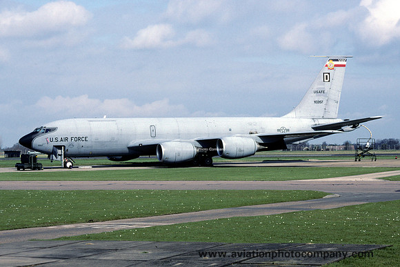 USAF 100 ARW 351 ARS Boeing KC-135R Stratotanker 61-0267 at RAF Mildenhall (1999)