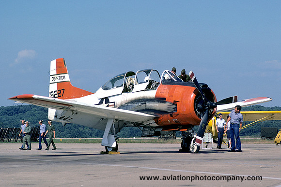 USMC Quantico North American T-28B 138227 (1974)