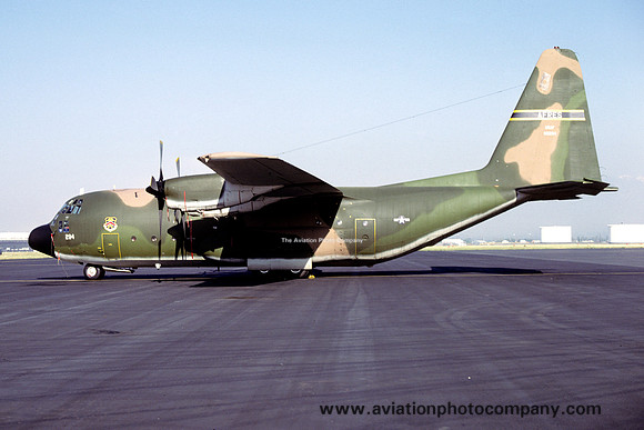 USAF 439 TAW Lockheed C-130B 60-0294 at Frankfurt Rhein Main (1980)