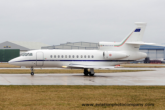 Italian Air Force 31 Stormo Dassault Falcon 900 MM62172 at Manchester (2013)