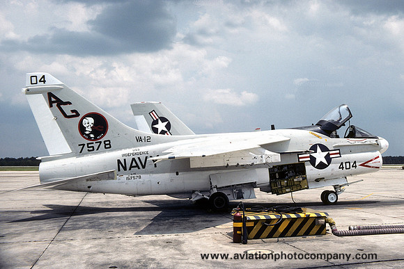 US Navy VA-12 LTV A-7E 157578/AG-404 (1976)