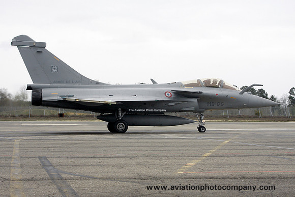 French Air Force EC02.030 Dassault Rafale C 128/118-CG at Mont de Marsan (2013)