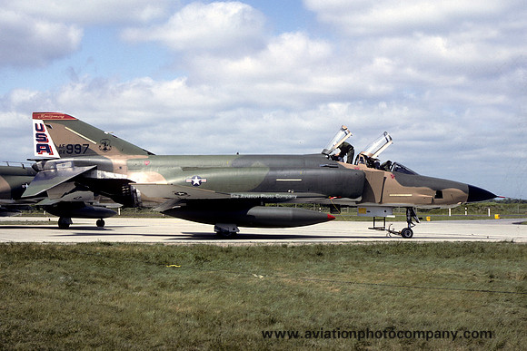 USAF Alabama ANG 106 TRS McDonnell RF-4C Phantom 64-0997 (1980)