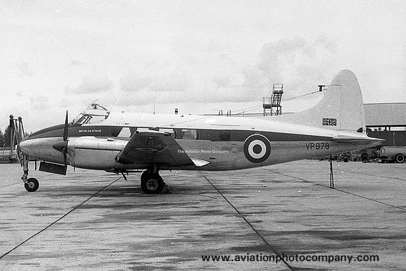 RAF Air Attache Bangkok De Havilland Devon C.1 VP978 (1966)