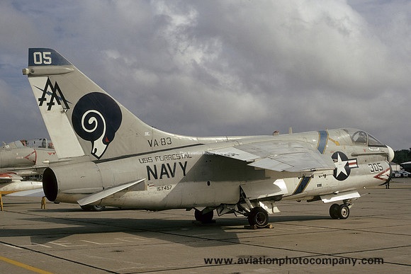 US Navy VA-83 LTV A-7E Corsair II 157457/AA-305 (1973)