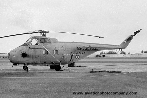 RAF 103 Squadron Westland Whirlwind HAR.10 XR483/X at RAF Seletar (25.04.1966)