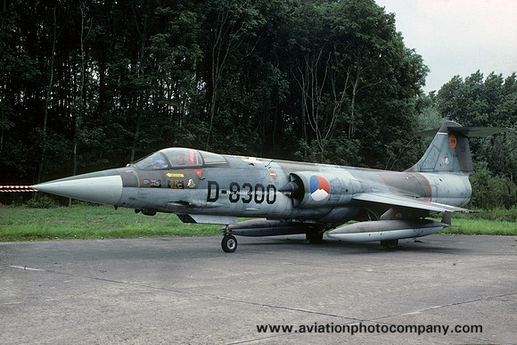 Dutch Air Force Lockheed F-104G Starfighter D-8300 stored at Ypenburg (1987)