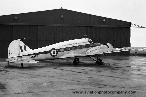 RAF Fighter Command Communication Squadron Avro Anson C.19 VM393