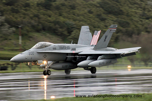 USMC VMFA-115 McDonnell Douglas F/A-18A 163167/VE200 at Lajes (2013)