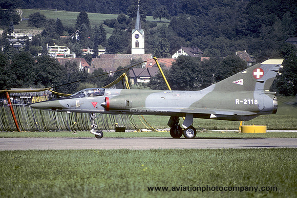 Swiss Air Force 10 Squadron Dassault Mirage 3RS R-2118 (1987)