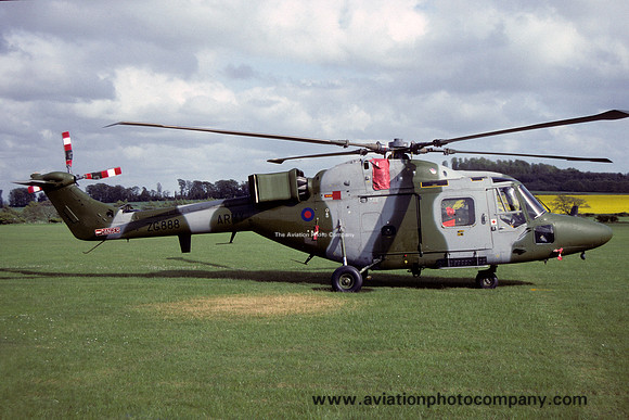 AAC 9 Regiment Westland Lynx AH.9 ZG888 at Middle Wallop (1992)