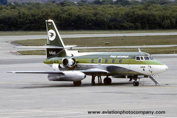 Iraqi Airways Lockheed Jetstar YI-AKB (1981)