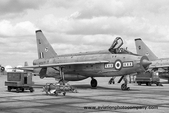 RAF 29 Squadron English Electric Lightning F.3 XP735/L at RAF Wattisham (1968)
