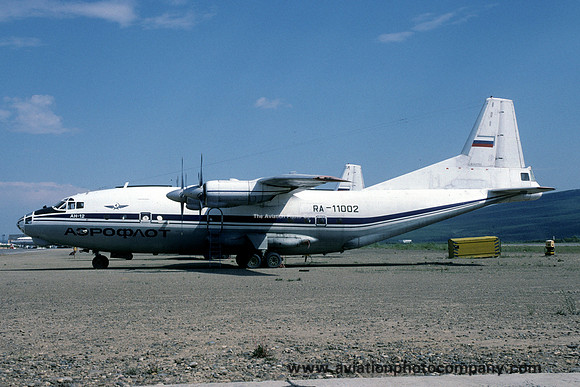 Aeroflot Antonov An-12 RA-11002 (1994)