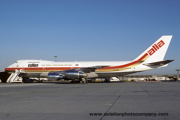 Alia Royal Jordanian Boeing 747-200 JY-AFS (1981)