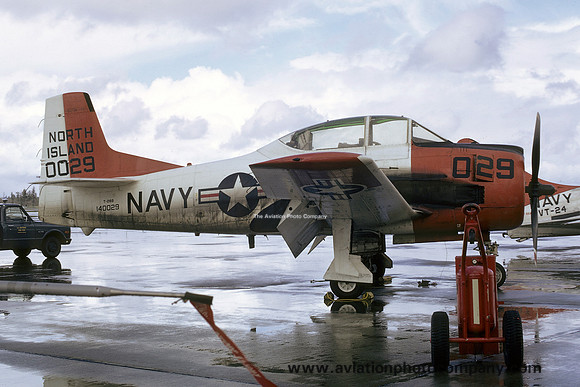 US Navy North Island North American T-28B Trojan 140029 (1972)