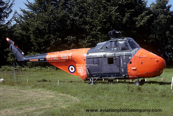 Royal Navy Westland Whirlwind HAR.9 XN309/590 at SWAPS Lasham (1981)