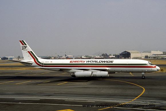 Emery Worldwide Douglas DC-8-62F N997CF at Mexico City IAP (1998)