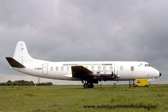Southern International Cargo Vickers Viscount G-BBDK (1981)