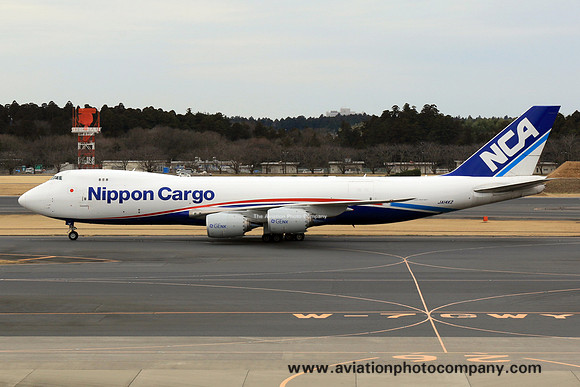 Nippon Cargo Boeing 747-8F JA14KZ at Tokyo Narita (2015)