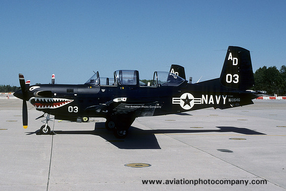 US Navy VF-101 Beech T-34C 160646/AD-03 (2001)