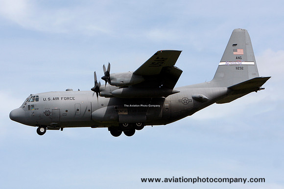 USAF Kentucky ANG 165 AS Lockheed C-130H Hercules 91-1232 at RAF Mildenhall (2015)