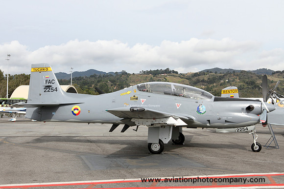 Colombian Air Force ESCOM 212 Embraer AT-27 Tucano FAC2254 at F-Air (2015)