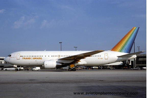 Trans Brasil Boeing 767-200 PT-TAB (1993)
