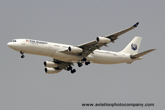Iran Aseman Airlines Airbus A340-300 EP-APA at Dubai (2013)