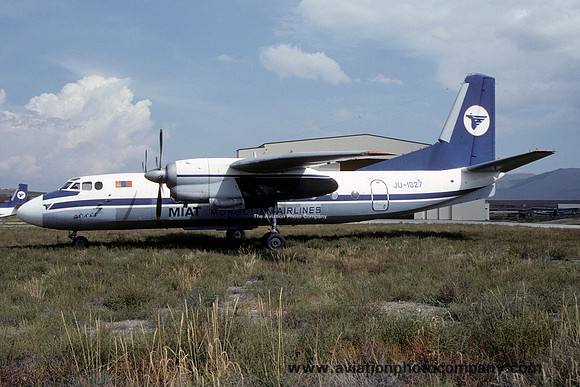 MIAT Mongolian Airlines Antonov An-24 JU-1027 (1999)