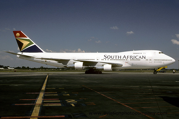 South African Airways Boeing 747-400 ZA-SAO (1998)