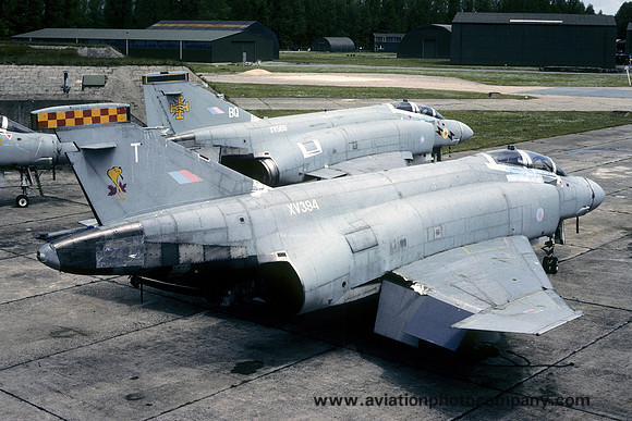 RAF 92 Squadron McDonnell F-4M Phantom FGR.2 XV394/T at RAF Wildenrath (1991)