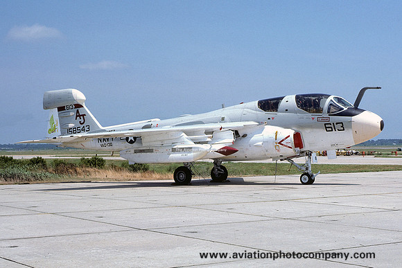 US Navy VAQ-130 Grumman EA-6B 158543/AJ-613 (1975)