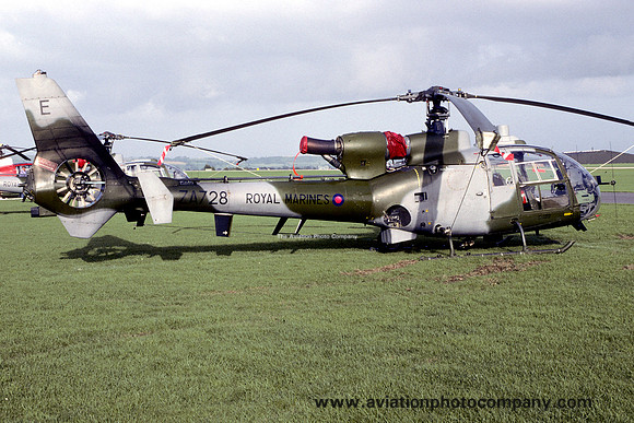 Royal Marines 3 CBAS Westland Gazelle AH.1 ZA728/E (1992)